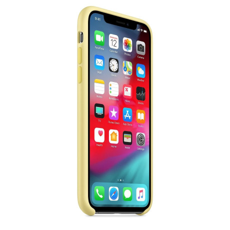 Силіконовий чохол Silicone Case Mellow Yellow iPhone X/Xs