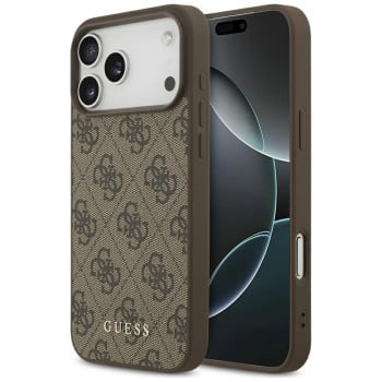 Оригінальний чохол Guess 4G Classic на iPhone 17 Pro Max - Brown