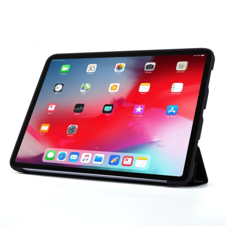 Чохол-книжка Solid Color Trid-fold Deformation Stand на iPad Pro 11 (2020)/Air 10.9 2020/Pro 11 2018- чорний