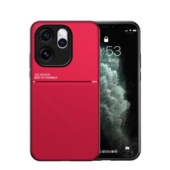 Протиударний чохол Tilt Strip Grain для OPPO Reno15 Pro — червоний