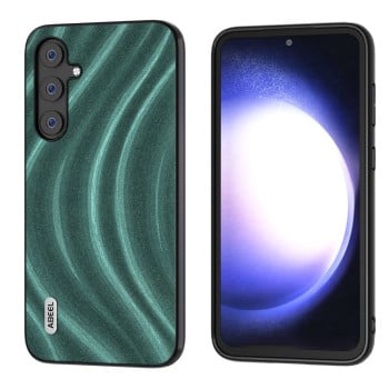Ударозащитный чехол ABEEL Galactic Pattern на Samsung Galaxy S23 FE 5G - зеленый