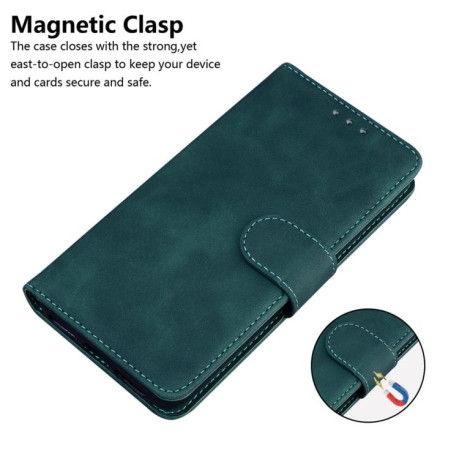 Чехол-книжка Pure Color Magnetic для OPPO Reno13 Global - зеленый