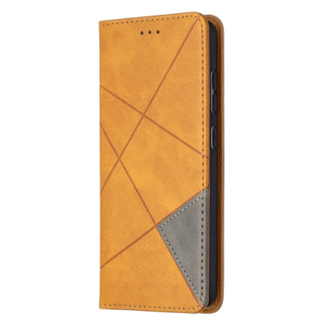 Чехол-книжка Rhombus Texture на Samsung Galaxy A52/A52s - желтый