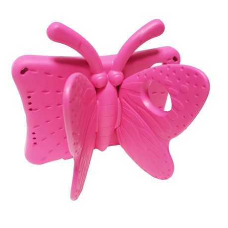 Чохол протиударний Butterfly Bracket EVA для iPad mini 6 - пурпурно-червоний