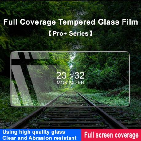 Защитное стекло IMAK 9H Full Screen Film Pro+ Version на Samsung Galaxy S24 Ultra - черное