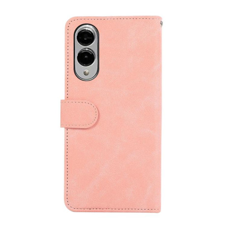 Чохол-книжка ABEEL Color Block Magnetic RFID Leather для Samsung Galaxy S25 Edge 5G - рожевий