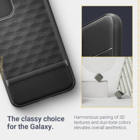 Оригинальный чехол CASEOLOGY PARALLAX для Samsung Galaxy S23 - MATTE BLACK