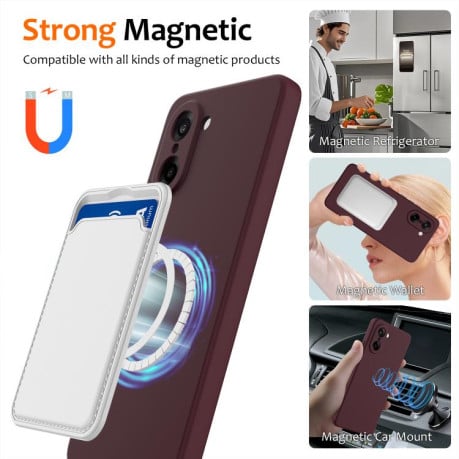 Силіконовий чохол Shockproof Silicone з Magsafe на OnePlus Nord CE5 - коричневий