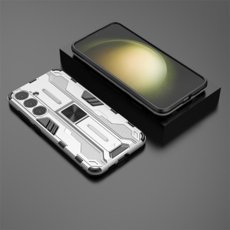 Противоударный чехол Supersonic для Samsung Galaxy S24+ 5G - серебристый