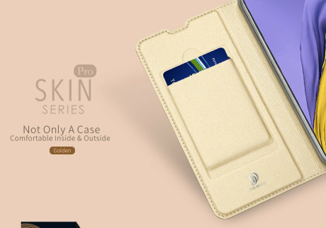 Чохол-книжка DUX DUCIS Skin Pro Series на Samsung Galaxy A51- темно-синій