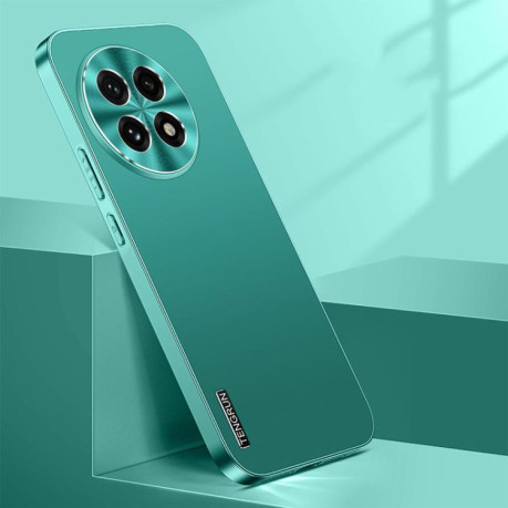 Противоударный чехол Streamer Series Micro Frosted Metal Paint PC для OnePlus 13R/Ace 5/Ace 5 Pro - зеленый