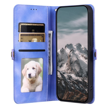 Чехол-книжка с тиснением “Totem” на Xiaomi 14T Pro - фиолетовый