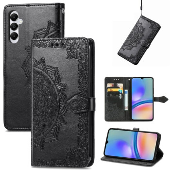 Чохол-книжка Mandala Embossing Pattern Samsung Galaxy A05s - чорний