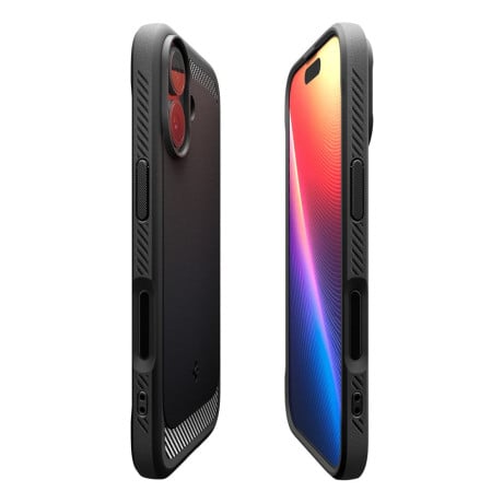 Оригинальный чехол Spigen Rugged Armor Mag с MagSafe на iPhone 17 - Matte Black