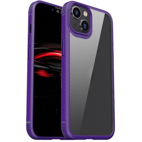 Противоударный чехол iPAKY Series на iPhone 14 Plus - фиолетовый
