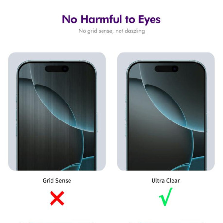 Защитное стекло ENKAY 28 Degree Privacy Screen для iPhone 17 Pro Max - черное