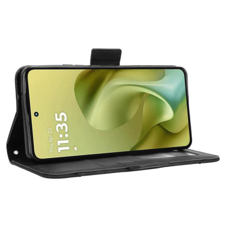 Чохол-книжка Skin Feel Calf для Motorola Moto G86 Power 5G - чорний