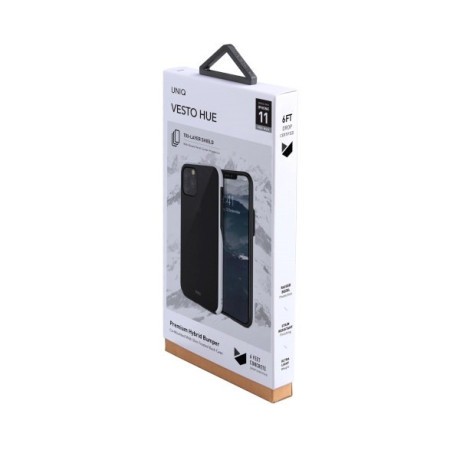 Оригінальний чохол UNIQ etui Vesto Hue для iPhone 11 Pro Max - чорно-білий