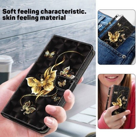 Чохол-книжка 3D Painting для Samsung Galaxy A16 5G - різнокольоровий