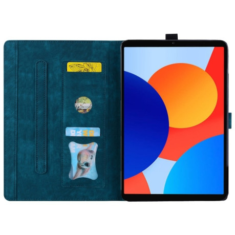 Чохол-книжка Cartoon Sakura Cat для Xiaomi Redmi Pad SE 8.7 - синій