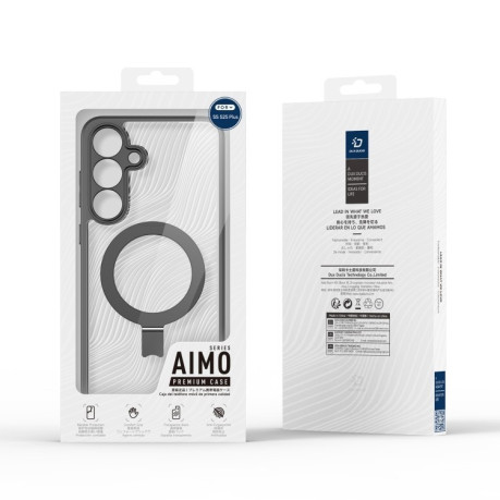 Чехол DUX DUCIS Aimo Series MagSafe Frosted Feel на Samsung Galaxy S25+ 5G - черный