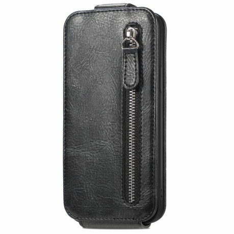 Фліп-чохол Zipper Wallet Vertical для Samsung Galaxy A06 5G - чорний