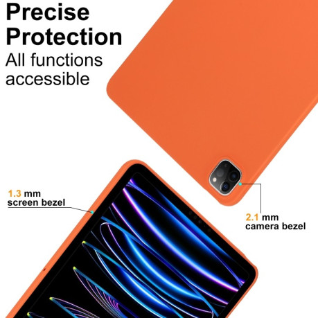Чехол Oil Spray Skin-friendly TPU для iPad Pro 13 2024 - оранжевый