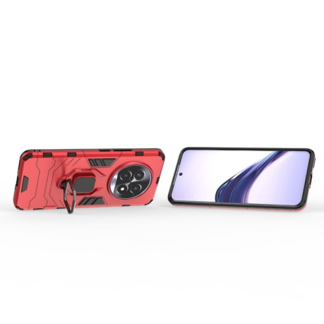 Противоударный чехол HMC 360 Degree Rotating Holder на Realme 13 Pro - красный