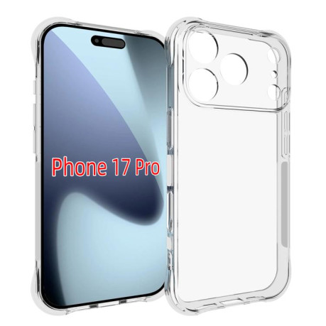 Противоударный чехол Thickening на iPhone 17 Pro - прозрачный