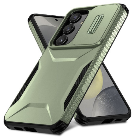 Протиударний чохол Sliding Camshield для Samsung Galaxy S25+ 5G / S24+ 5G - зелений