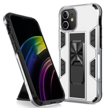 Протиударний чохол Armor Magnetic with Invisible Holder на iPhone 12 Pro Max - сріблястий