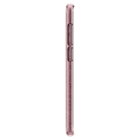 Оригинальный чехол Spigen Liquid Crystal на Samsung Galaxy S9 Glitter Rose Quartz