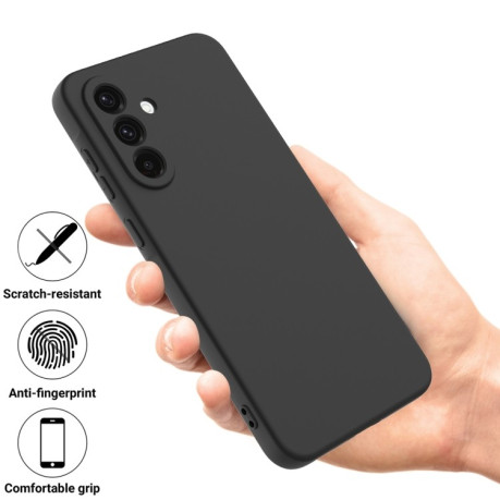 Силіконовий чохол Solid Color Liquid Silicone  для Samsung Galaxy A26 5G - чорний