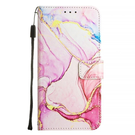 Чохол-книжка PT003 Marble Pattern на OnePlus Nord N30 SE 5G - рожеве золото