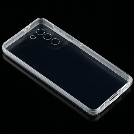 Двусторонний ультратонкий силиконовый чехол на Samsung Galaxy S21 Plus - прозрачный