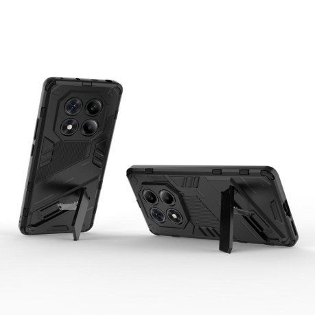 Противоударный чехол Punk Armor для Redmi Note 14 Pro 4G Global - черный