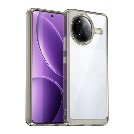 Противоударный чохол Colorful Acrylic Series для Xiaomi Poco F7 Ultra - серый