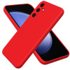 Силиконовый чехол Solid Color Liquid Silicone на Samsung Galaxy A55 5G - красный