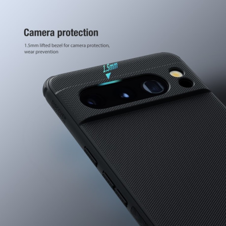 Протиударний чохол NILLKIN Super Frosted для Google Pixel 8 Pro - червоний