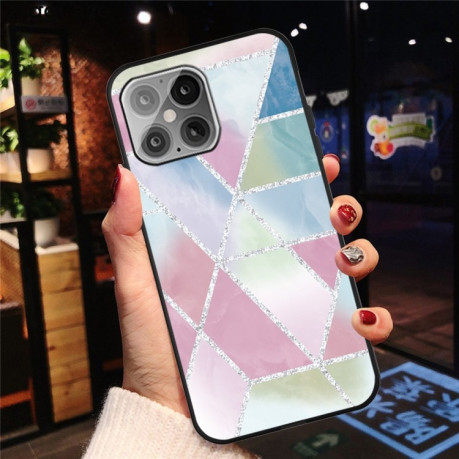 Протиударний чохол Frosted Fashion Marble для iPhone 13 mini - Multicolor Square