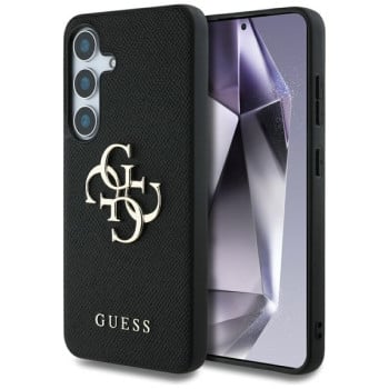 Оригінальний чохол Guess Grained Big 4G Logo Small Classic Logo для Samsung Galaxy S25 Plus - black