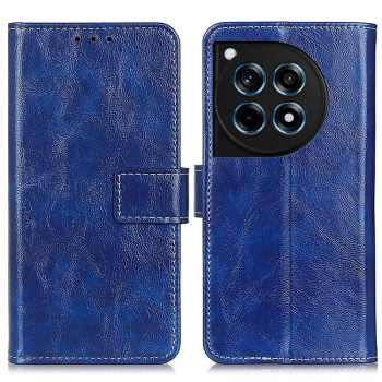 Чохол-книга Magnetic Retro Crazy Horse Texture на OnePlus 12R/Ace 3 - синій
