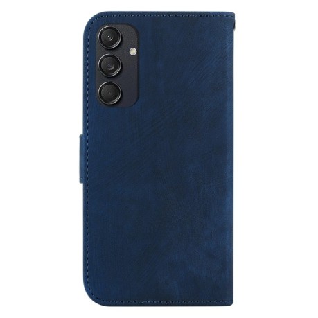 Чехол-книжка Little Tiger Embossed Leather на Samsung Galaxy M55 - синий