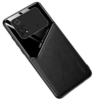 Противоударный чехол Organic Glass для Xiaomi Poco M4 Pro 4G - черный