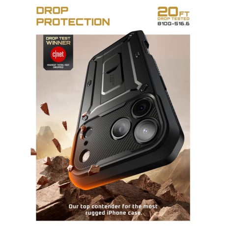 Оригинальный чехол Supcase UB Pro на iPhone 17 Pro Max - Black
