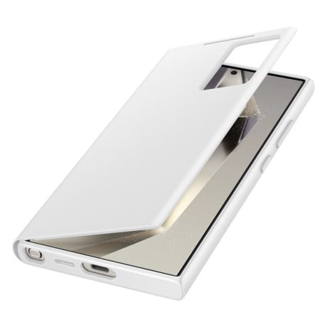 Оригинальный чехол-книжка Samsung Smart View Wallet для Samsung Galaxy S24 Ultra - white (EF-ZS928CWEGWW)