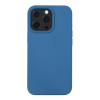 Силиконовый чехол Solid Color Liquid на  iPhone 14 Pro  - синий