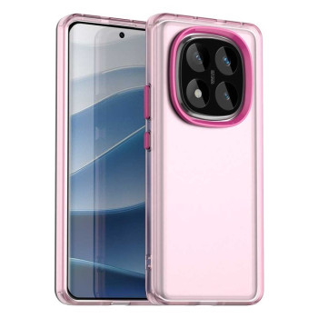 Чохол Candy Series гібрид з посиленими бортиками на Xiaomi Redmi Note 14 Pro 5G/Poco X7 - червоний