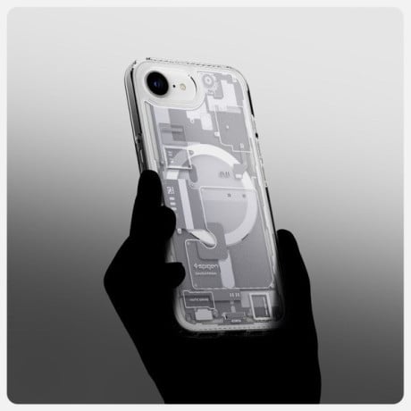 Оригинальный чехол Spigen Ultra Hybrid  Zero One Mag для iPhone 16e - White