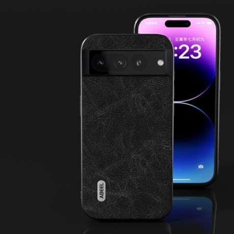 Противоударный чехол ABEELDream Litchi Texture PU для Google Pixel 8 Pro - черный